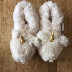 PBK Faux Fur Unicorn Slipper, size M